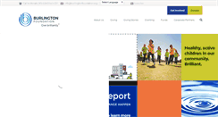 Desktop Screenshot of burlingtonfoundation.org